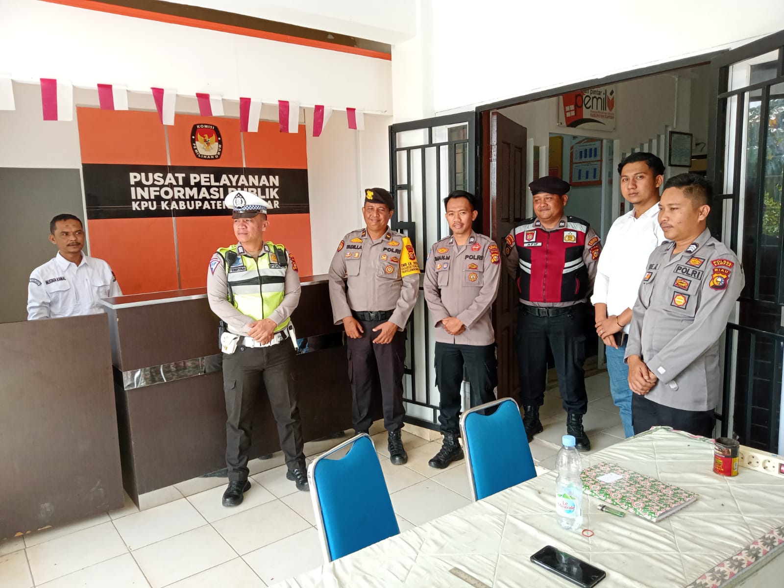 Berikan Pengamanan 24 Jam pastikan Kantor KPU Bawaslu dan Gudang Logistik dalam keadaan aman